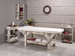 Ahşap Bakım ve Masaj Masası, Ahşap Botox Yatağı, Sir Ağda Yatağı, Lazer Epilasyon Sedyesi