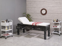 Sırt Hareketli Ahşap Bakım Masası