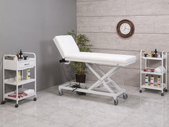 İki Motorlu Bakım Masası, Motorlu Spa Yatağı, Lazer Epilasyon Yatağı, Muayene Sedyesi, Çift Motorlu Fizyoterapist Yatağı