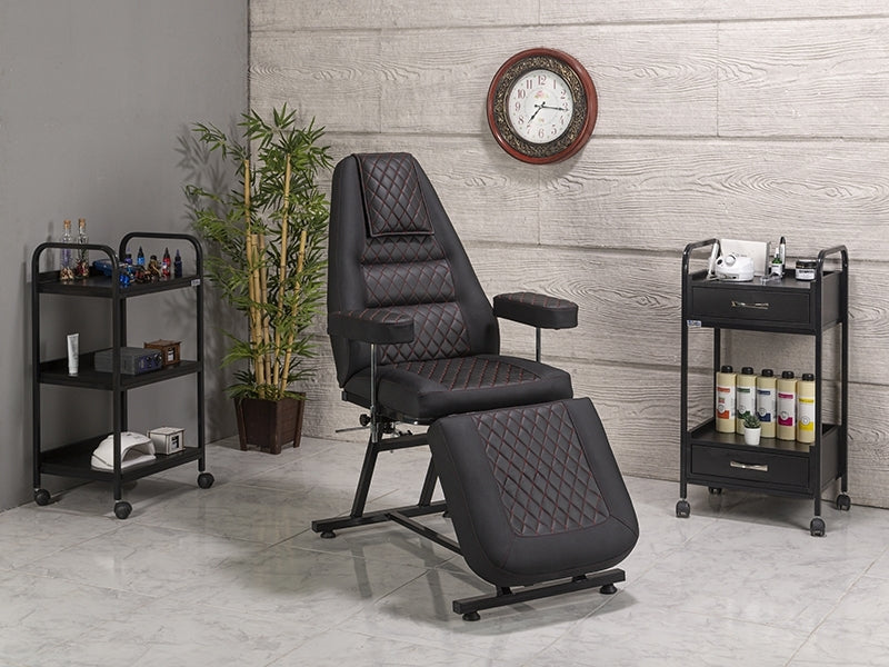 Anka Sırt ve Ayak Kısmı Hareketli Koltuk (Siyah)