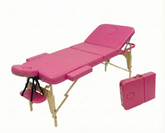 Relax Soft - Pembe Taşınabilir Çanta Tipi Masaj Masası