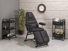 Anka-2 Sırt ve Ayak Kısmı Hareketli Koltuk | Siyah