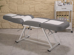 Anka Sırt ve Ayak Kısmı Hareketli Koltuk |Gri - Beyaz