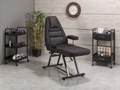 Anka Sırt ve Ayak Kısmı Hareketli Koltuk | Siyah