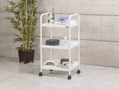 Dizayn Cihaz Taşıma ve Setup Sehpası | 3 Raflı - Beyaz