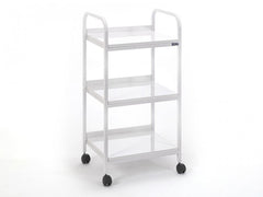 Dizayn Cihaz Taşıma ve Setup Sehpası | 3 Raflı - Beyaz