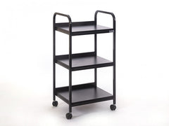Dizayn Cihaz Taşıma ve Setup Sehpası | 3 Raflı - Siyah