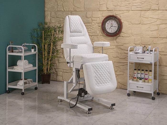 Elegance 3 Motorlu Yükseklik Hareketli Koltuk | Beyaz Elegance 3 Motorlu Yükseklik Hareketli Koltuk | Beyaz