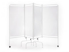 4 Kanatlı Paravan Perde | Beyaz - Eko