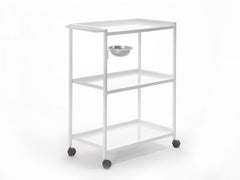 Aras-3 Cihaz Taşıma ve Setup Sehpası | Beyaz - 3 Raflı