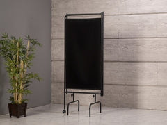 2 Kanatlı Paravan Perde | Siyah - Eko