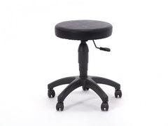 Amortisörlü Çalışma Taburesi | Siyah - Plastik Ayak