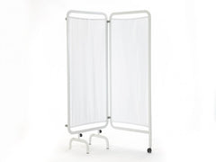 2 Kanatlı Paravan Perde | Beyaz - Oval