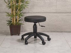 Amortisörlü Çalışma Taburesi | Siyah - Plastik Ayak