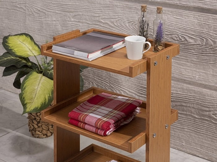 Natura Cihaz Taşıma ve Setup Sehpası | 3 Raflı - Bambu Natura Cihaz Taşıma ve Setup Sehpası | 3 Raflı - Bambu
