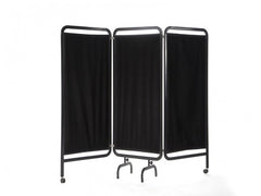3 Kanatlı Paravan Perde | Siyah - Oval