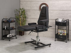 Royal-3 Hidrolikli Dövme Tattoo Koltuğu | Siyah