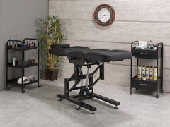 Moda 3 Motorlu Elektrikli Dövme Tattoo Koltuğu | Siyah