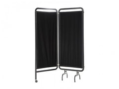 2 Kanatlı Paravan Perde | Siyah - Oval