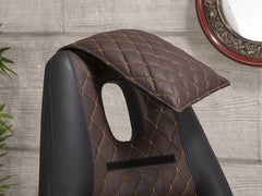 Royal-2 Yükseklik Hareketli Hidrolikli Koltuk | Kahverengi - Siyah