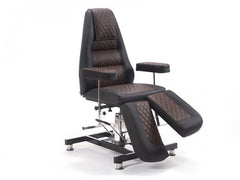 Royal-2 Yükseklik Hareketli Hidrolikli Koltuk | Kahverengi - Siyah