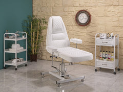 Royal Yükseklik Hareketli Hidrolikli Koltuk | Beyaz