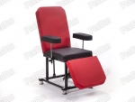 Tattoo Chair (Red, Black-Profile Foot)