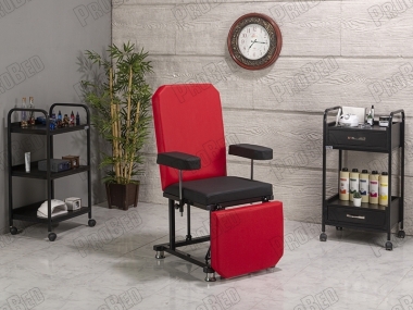 Back and Foot Part Moving Seat (Red-Black)
