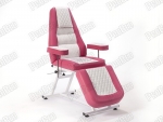 Спинка и сиденье с подвижной частью (Pink-White)
