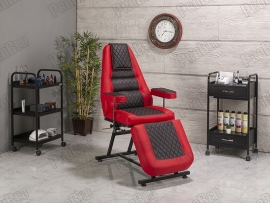 Anka Back and Foot Part Moving Seat | Red-Black