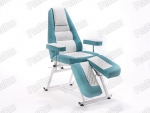 Anka-2 Rücksitz und Fußteil Bewegt Sitz (Turquoise-Weiß)