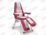 Anka-2 Rücksitz und Fußteil Bewegt Sitz (Pink-Weiß)