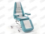 Royal Ridge and Foot Part Moving Hydraulic Seat (Turquoise-White)