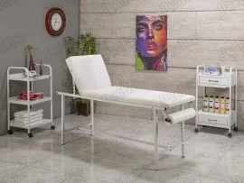 Basic Gefaltet Fuß Care Desk | White-Towel Rack
