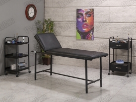 Basic Gefaltet Fuß Care Desk | Schwarz