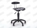 Chair of the Depreciation | Plastic Seat-Black-Plastic Foot