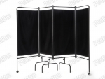 4 Winged Shell Curtain | Black