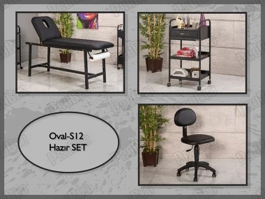 Ready Sets | Oval-S12 | Stretcher (Perforated), Device Sehpass, Chair