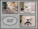 Ready Kits | Hisar-3-B01 | Moving Seat, Device Sehpass, Stool