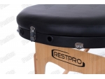 Restpro Vip Oval 3 Siyah Taşınabilir Çanta Tipi Masaj Masası