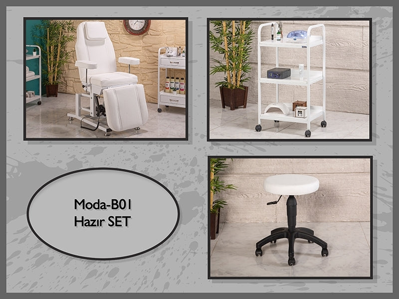 Hareketli Koltuk, Cihaz Sehpası, Sandalye, Cilt Bakım Ürünleri, Güzellik Salonu Malzemleri, Motorlu Botox Seti