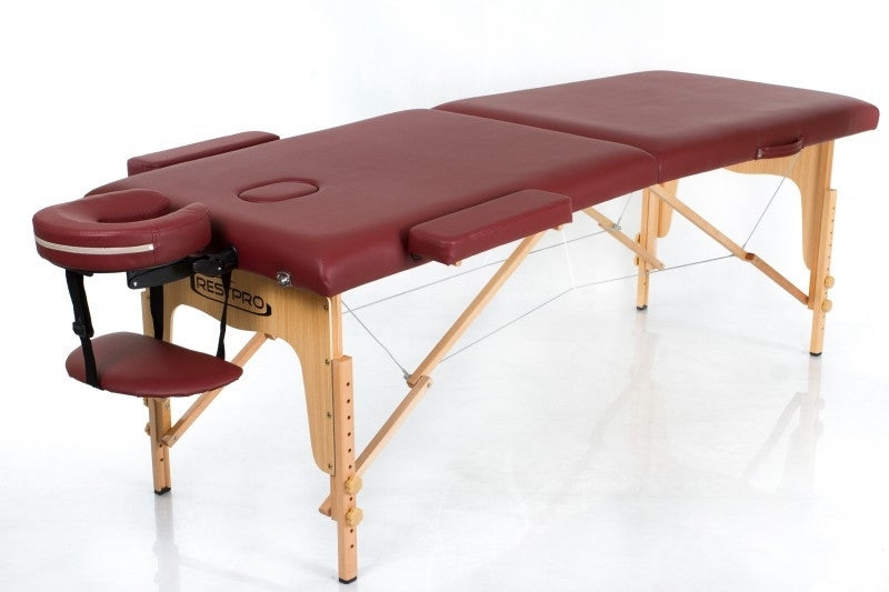 Restpro Classic 2 Bordo Taşınabilir Çanta Tipi Masaj Masası