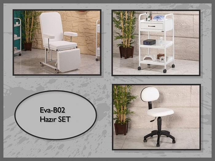 Hazır Setler | Eva-B02 | Hareketli Koltuk, Cihaz Sehpası, Sandalye